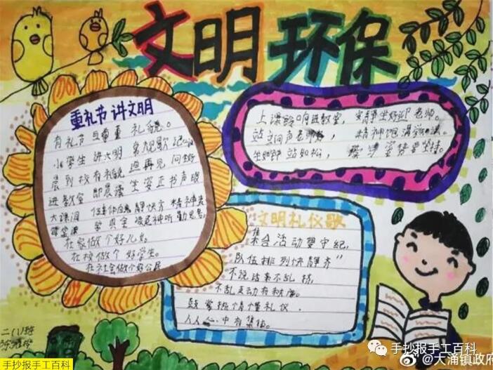 創(chuàng)建文明校園手抄報(bào)圖片簡(jiǎn)單好看