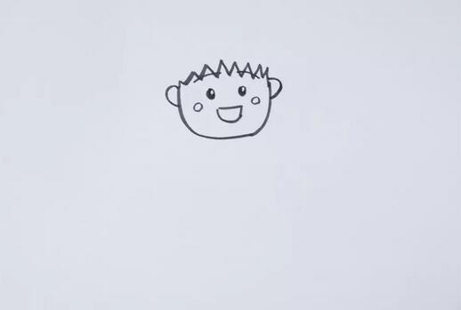 卡通人物簡(jiǎn)筆畫之櫻桃小丸子教程圖片