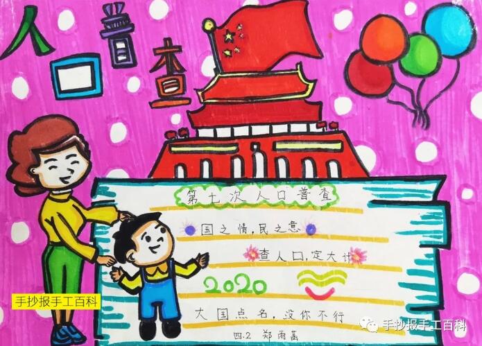 2020第七次人口普查手抄報(bào)