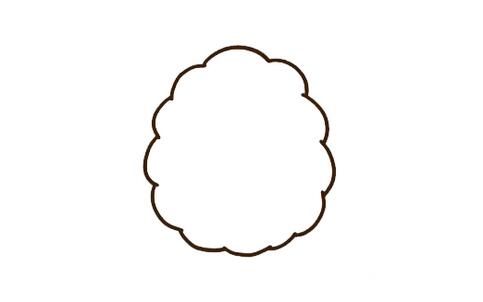 小綿羊簡(jiǎn)筆畫怎么畫教程圖片