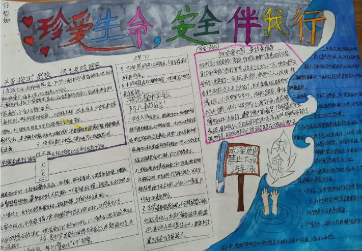 珍愛生命手抄報(bào)內(nèi)容圖片好看又簡(jiǎn)單