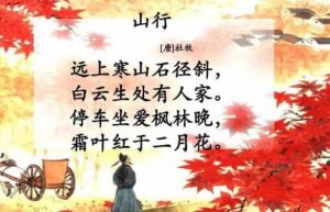 霜葉紅于二月花全詩帶拼音版 意思及賞析