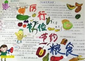 厲行節(jié)約反對(duì)浪費(fèi)手抄報(bào)圖片（20p）