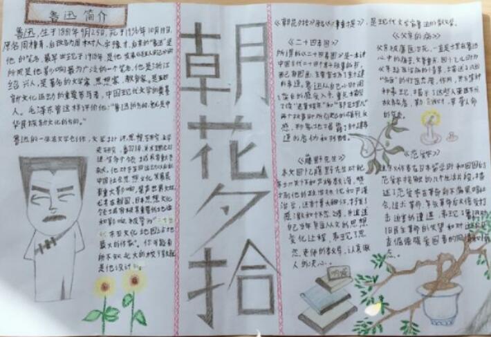 朝花夕拾手抄報初一