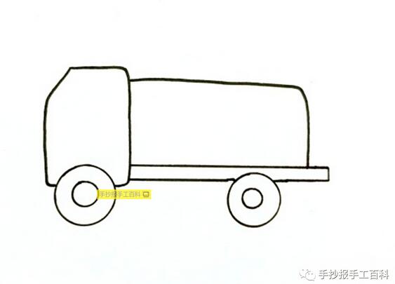 幾種消防車簡(jiǎn)筆畫(huà)畫(huà)法圖片