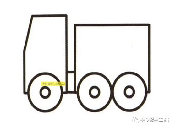 幾種消防車簡(jiǎn)筆畫(huà)畫(huà)法圖片