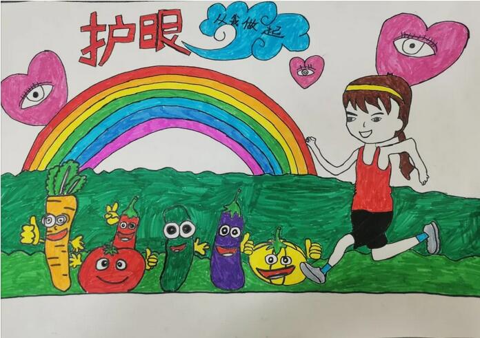 愛眼護眼繪畫作品欣賞