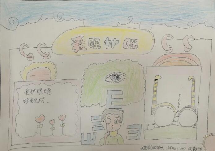 愛眼護眼繪畫作品欣賞