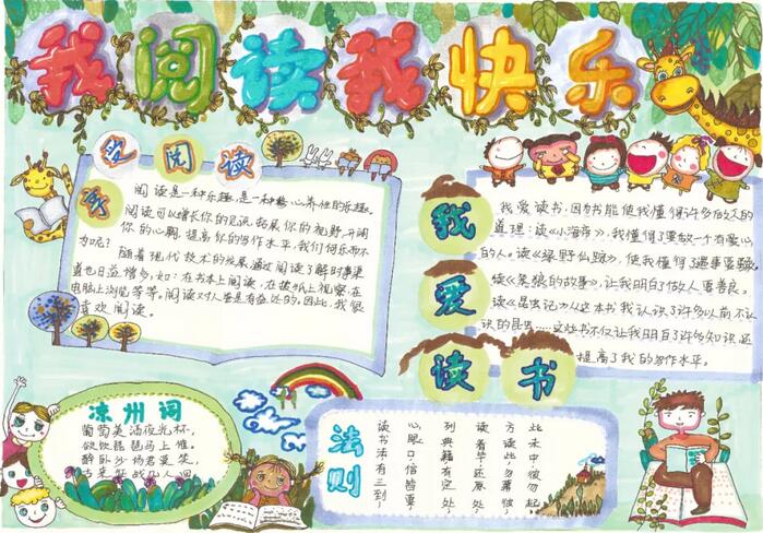 我的書(shū)屋我的夢(mèng)手抄報(bào)圖片簡(jiǎn)單又漂亮