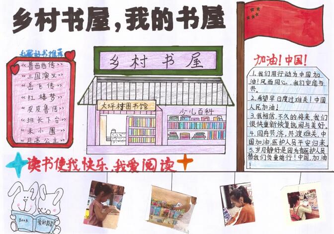 我的書(shū)屋我的夢(mèng)手抄報(bào)圖片簡(jiǎn)單又漂亮