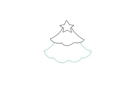 圣誕節(jié)必備圣誕樹簡筆畫教程圖片
