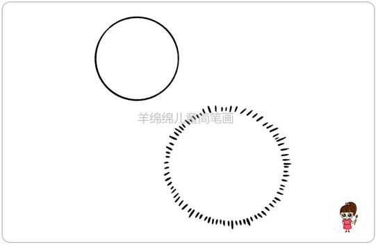 萌萌的小雞簡筆畫教程圖片