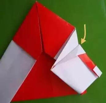 可愛的圣誕老人折紙圖文教程