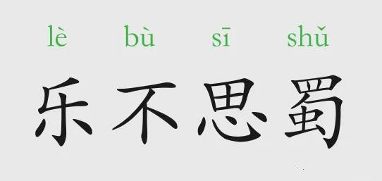 樂(lè)不思蜀的意思和故事