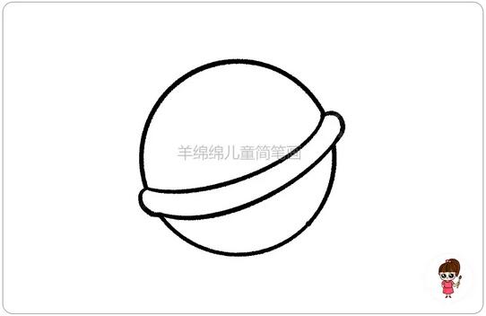 非常簡(jiǎn)單的棒棒糖簡(jiǎn)筆畫(huà)教程圖片