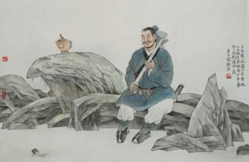 賈島劍客古詩帶拼音版