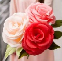 4步簡(jiǎn)易折紙花玫瑰花