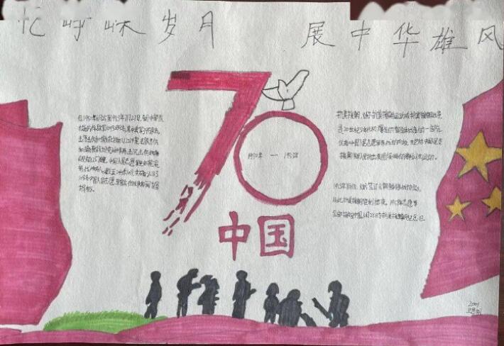 抗美援朝70周年手抄報(bào)圖片簡(jiǎn)單又漂亮