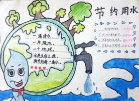 節(jié)約用水手抄報(bào)文字圖片簡單又漂亮（50p）