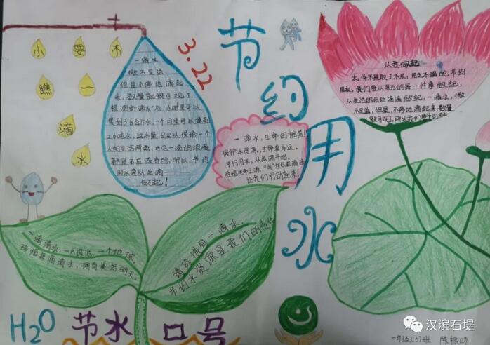 節(jié)約用水手抄報(bào)文字圖片簡(jiǎn)單又漂亮