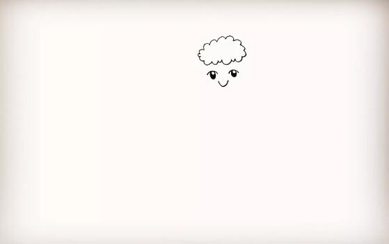可愛的小綿羊簡筆畫怎么畫