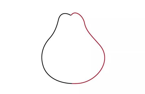 水果梨子簡(jiǎn)筆畫教程圖片