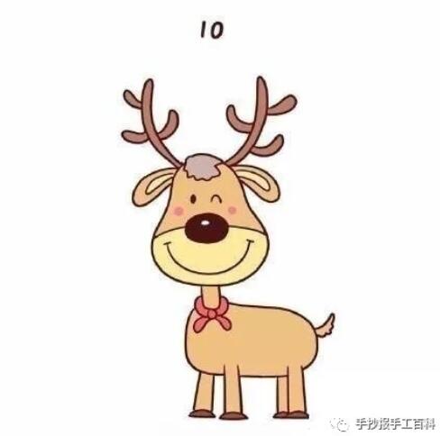 圣誕節(jié)簡筆畫：圣誕老人/麋鹿/圣誕樹