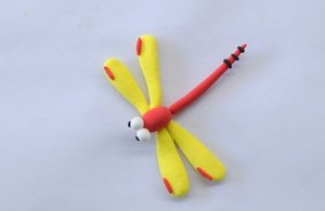 橡皮泥手工制作蜻蜓教程圖解