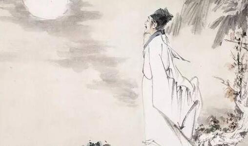 無可秋寄從兄賈島古詩帶拼音版