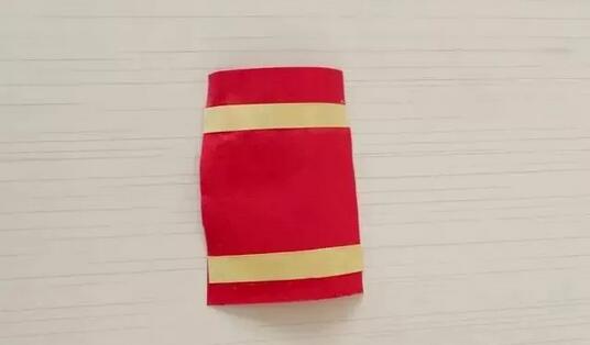 幼兒園卡紙鞭炮手工制作串鞭炮步驟圖片