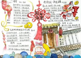 古風(fēng)春節(jié)手抄報圖片