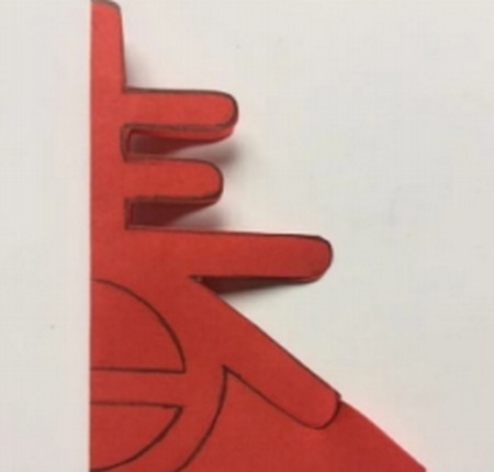 新年春字剪紙教程圖片