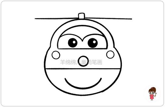 《超級(jí)飛俠》樂(lè)迪簡(jiǎn)筆畫(huà)教程圖片
