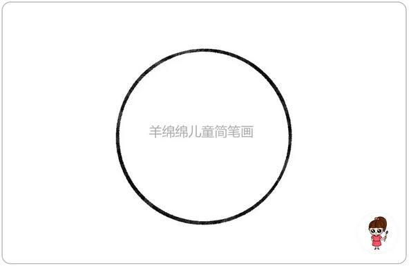 2021牛年可愛的拜年小牛的簡筆畫