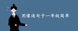 用像造句子一年級(jí)簡單