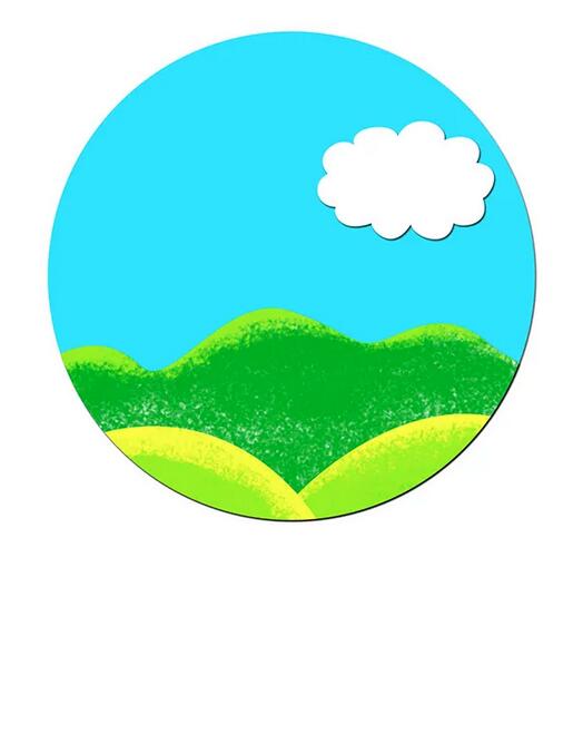 春天兒童畫作品《春天燕子飛》