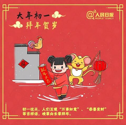 大年初一：拜年賀歲