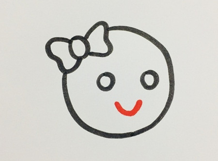 晴天娃娃簡(jiǎn)筆畫步驟圖片