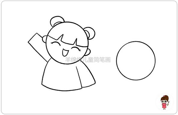慶新年簡筆畫