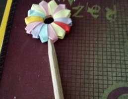 棒棒糖手工折紙步驟圖片