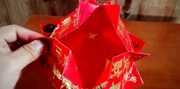 紅包燈籠手工制作方法簡單