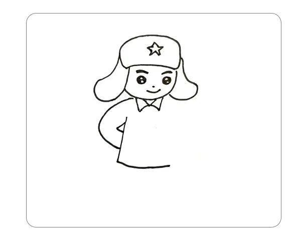 教你怎么畫雷鋒簡(jiǎn)筆畫簡(jiǎn)單又漂亮
