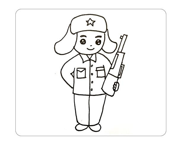 教你怎么畫雷鋒簡(jiǎn)筆畫簡(jiǎn)單又漂亮