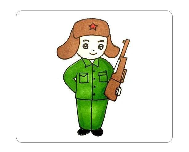 教你怎么畫雷鋒簡(jiǎn)筆畫簡(jiǎn)單又漂亮
