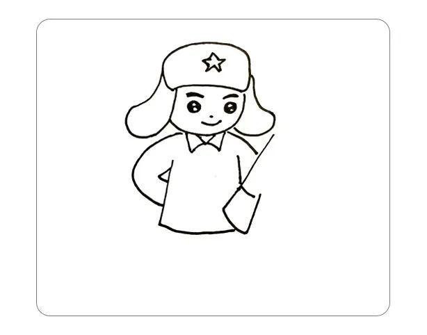 教你怎么畫雷鋒簡(jiǎn)筆畫簡(jiǎn)單又漂亮
