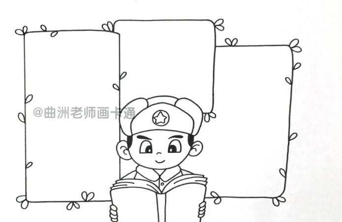 2021年學(xué)習(xí)雷鋒手抄報(bào)圖片教程簡(jiǎn)單好看