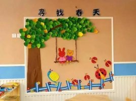 幼兒園春天環(huán)創(chuàng)主題墻布置