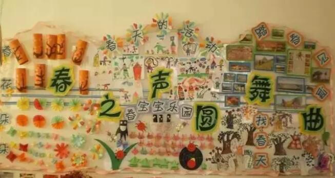 幼兒園春天環(huán)創(chuàng)主題墻布置