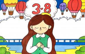 2021年三八婦女節(jié)手抄報(bào)圖片教程簡(jiǎn)單