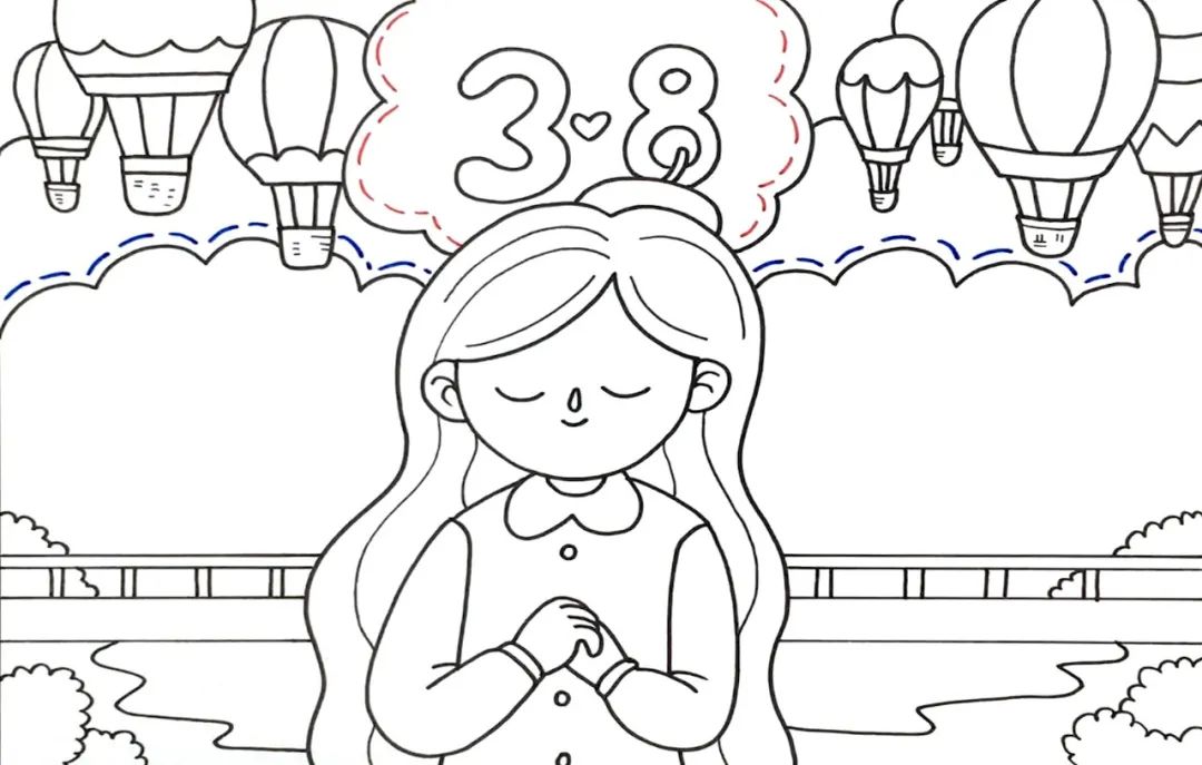 2021年三八婦女節(jié)手抄報圖片教程簡單